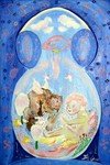 Life origin. Oil, canvas, 600x400. Alla Tkachenko.2002