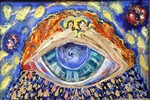 The eye. Oil, canvas, 400x600. Alla Tkachenko.1999